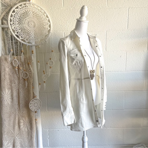 NWOT Free People Dynamite Dress White - Picture 6 of 15